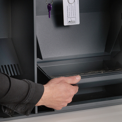 Keybox Check-in & Out MAXI - Boîte à clés sécurisée en acier inoxydable avec écran tactile - SKU: i-798-b01b
