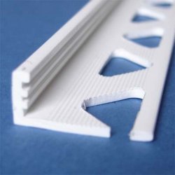 Profilés en PVC - Équerre PVC 8 mm - Longueur 2.50 m - Beige RAL 1015