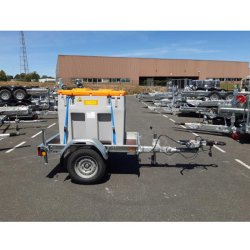 Station Easy Mobil 600 litres sur remorque conforme ADR - Cematic 3000 12 V - Capot - CEMO - 90565