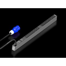 Rittal 7979.113 - Unité de distribution d'énergie 16 sorties CA 0U - Triphasé - Noir - 32A - 7400W