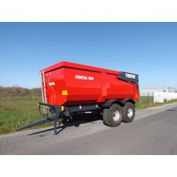 Remorque agricole Cortal 140 - Thievin - PTAC 19,5T - longueur caisse 5,9m