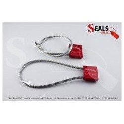 Scellés containers lockseals 5 - câble acier galvanisé tressé - norme ISO PAS 17712 :2013 - haute sécurité