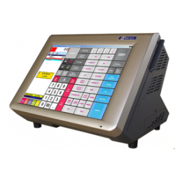 Caisse enregistreuse tactile PT 6212+ - Faible encombrement, imprimante thermique et afficheur client intégrés