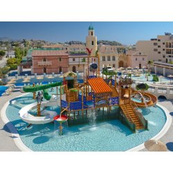 Structure de jeux aquatiques - ARWAPS6 - personnalisable avec toboggans jusqu'à 4,8 m