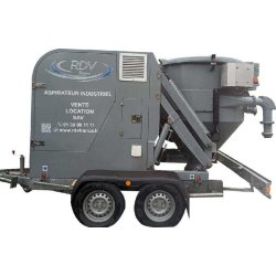 Aspirateur haute dépression sur remorque ou camion - disponible en location et en vente - RDG25