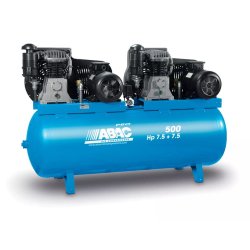 Compresseurs d'air à piston stationnaires - tandem - gamme 500L 8CH pour usage professionnel