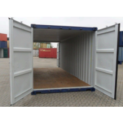 Container maritime DRY 20 pieds double door - Surface au sol 13,8 m² - 1er voyage ou occasion