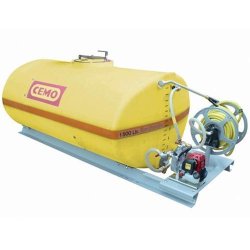 Ensemble cuve PFV ovale 1 500 litres équipée sur plateau avec pompe thermique WX10 - CEMO - 90235