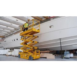 Nacelle télescopique à ciseaux neuve - Hauteur 18m, capacité 700kg - Sarthe (72), Indre-et-Loire (37), Orne (61), Nord Mayenne (53)