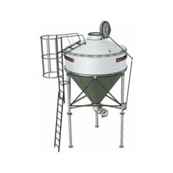 Silo  d'aliment d'élevage à cône axial translucide pour le stockage du minéral - Babystar 320 & 700 minéral