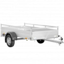 Remorque utilitaire McALU PRO DV75 - 255x133x45 cm - 1 essieu - 750 kg - Non freinée