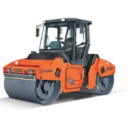 HD 90 - Rouleau compresseur tandem HAMM - 9190 kg - Cylindres vibrants avant et arrière
