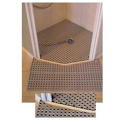 Rampe pour l'accessibilité douche - Excellent Shower System pour un aménagement simple et économique