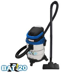 Aspirateur 4 en 1 R-bat20 sans batterie ni chargeur - RIBIMEX - cendres, eaux et poussières - bidon inox 20L