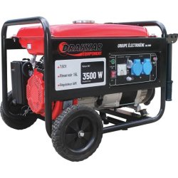 Groupe électrogène AVR 3500W 7,5CV avec kit brouette - Drakkar | 11019