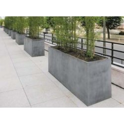 Jardiniere rectangulaire composite fivgar
