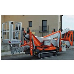 Nacelle araignée SMX250 - hauteur de travail 23,20m - charge utile 200kg - moteur thermique et électrique