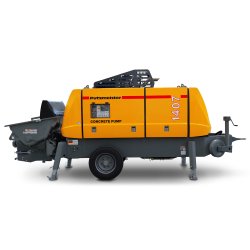 Pompe à béton stationnaire compacte - Putzmeister BSA 1407 D5 - Faibles émissions, moteur diesel EU-Stage V, pour génie civil