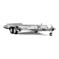 Remorque porte-engins UTTB2500 - 2500kg PTC - basculement hydraulique et hayon rabattable