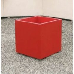 Jardinière Carrée Horus - Autostable, Option Antigraffiti, Paire de Pieds en Option - Dimensions 60x60x60 cm, 130 kg