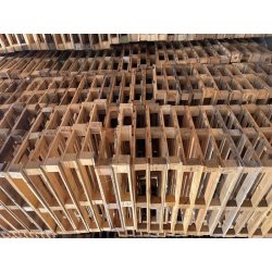 Palette d'occasion en bois pour le transport et le stockage - Dimensions 80x120, 100x120, 80x100, palette CP