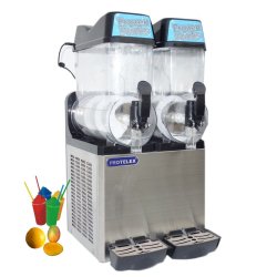 Machine à granita professionnelle 1, 2 ou 3 bacs - 3 manettes de tirage - Puissance 1100W - NK Protelex GmbH - Modèle SC12L2