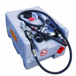 Station de ravitaillement Easy Mobil 125 litres - Pompe Cematic 12/40 12 V - Avec capot - CEMO - 91107