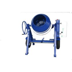 Bétonnière pro g350 Gedimat - 350L mécano-soudée - Moteur GX120 - Roues 500mm - Crochet boule