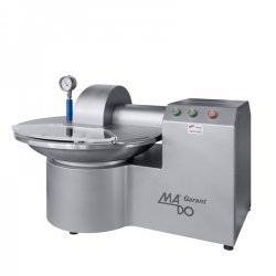 Cutter à viande de table 20 litres - MADO MTK 662 - acier inoxydable avec 4 lames pour préparations crues et cuites