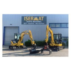 Mini-pelle à chenilles 5 T compacte, puissance 39.6 ch idéale pour les travaux de terrassement - PC55 - disponible en location