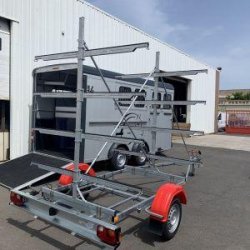 Remorque porte-canoë 8 places - 500 kg PTC - CU 325 kg - PKC375