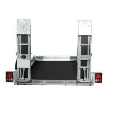 Remorque porte-engins PEGD30TAA250AF - Timon en V - PTAC 2500kg - FRANC TRIGANO