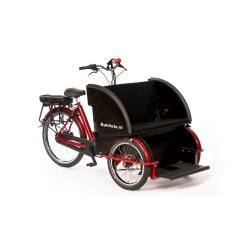 Rickshaw électrique - moteur pédalier SHIMANO E-BIKE SYSTEMS 418 Wh - PMR - Transport adulte handicapé