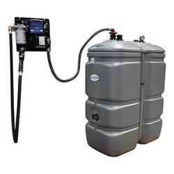 159059 - Cuves à carburants Renson - 1000L - PEHD double parois - Station monophasée 230V - Débit 50L/min