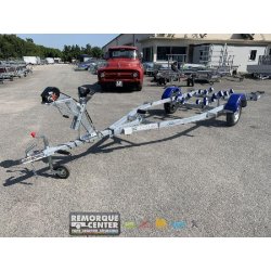 Remorque bateau multi-rouleaux GALAXY - GS75-21 (G510) - PTAC : 750Kg - 1 essieu - Sun Way