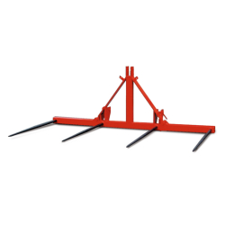 Picball PBP3P4D - Silofarmer - Attelage 3 points repliable avec 4 dents pour balles rondes ou rectangulaires