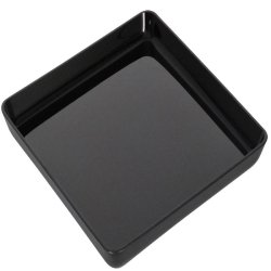 ITALCONCEPT L2G Plat Vitrine En Abs Noir, 20  x 280  x 280 mm - noir plastique 3616350042798