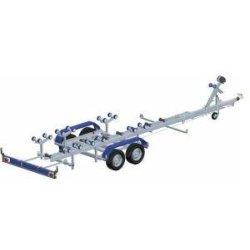 Remorque bateau 1800 kg PTAC - CU 1360 kg - 2 essieux - timon basculant