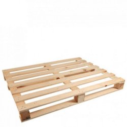 Palette perdue en bois 1000 x 1200 mm - Rackable - Jusqu'à 1000 kg - Marque Rolléco