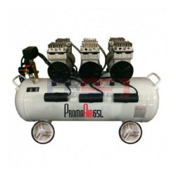 Compresseur insonorisé 65 litres - 70 dBA - Silencieux et compact, idéal pour presses pneumatiques