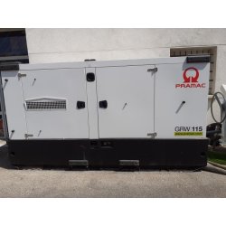 Groupe électrogène PRAMAC 115kVA GRW115P - Moteur Diesel Perkins, alternateur Leroy Sumer, réservoir 24h