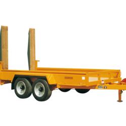 Remorque porte engins industriel, idéal pour mini pelle, dumper ou mini-chargeur - PTC 6T