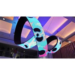 Écran géant LED Curve flexible - pliable en rayons et arcs de cercle - tailles P1.875 à P4