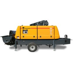 Pompe à Béton Stationnaire - Putzmeister BSA 2109 H D5 - Moteur Diesel EU-Stage V - Adaptée aux distances moyennes et à la construction d'infrastructures