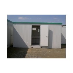 Bungalow de chantier / sanitaire - Douche, WC, urinoirs, lavabo et chauffe-eau - Longueur 2.5 à 6m