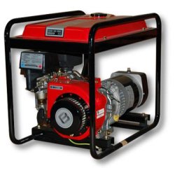 Groupe électrogène industriel - 2,6 kVa - Monophasé 220V - 181 OHV - Disjoncteur thermique