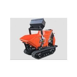 Mini-dumper Cormidi C60 - motorisé à chenilles - 600 kg - caisson relevable Hi-Tip