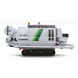 Pompe à béton stationnaire CP 1800 D - Débit max. 84 m³/h - Pression max. 108 bar - Diesel CAT C4.4