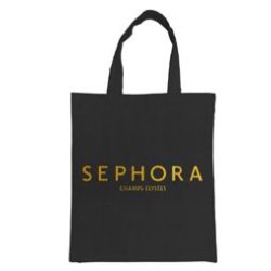 Sac en coton réutilisable - Réf CAL2BM - 42x38cm - 160g/m² - Impression pailletée dorée