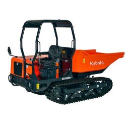 Mini-dumper KC250HR-4 Kubota - 2500 kg - transmission hydrostatique et rotation de benne 180°